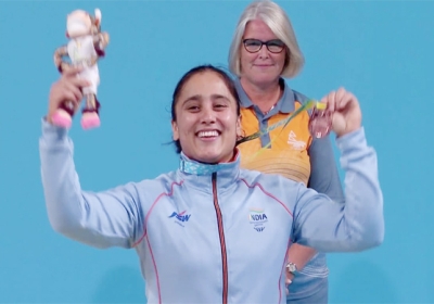 Commonwealth Games 2022  Harjinder Kaur wons the bronze medal in weightlifting