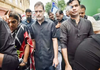 Congress Protest With Black Cloths Against Modi Government On Inflation and Unemployment 