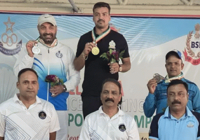Nahan: Himachal Police DSP Vijay Kumar won two bronze medals