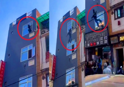 Delhi 20 Year Girl Jumped From Hotel Window Disturbing Visual News