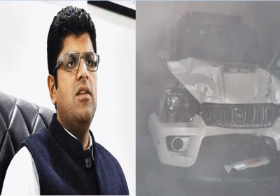 Deputy CM Dushyant Chautala Convoy Accident in Hisar