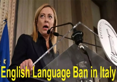 English ban in Italy