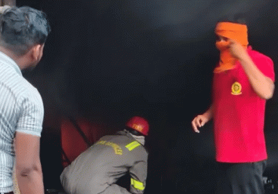 Inferno in Ghatampur—Massive Fire Engulfs Market and Home