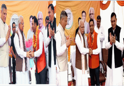 Former MLA Anil Dhantauri With Many Leaders joins BJP