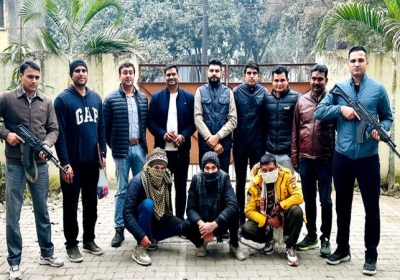 Gangster Goldy Brar 3 Operatives Arrested By Punjab AGTF Chandigarh Police