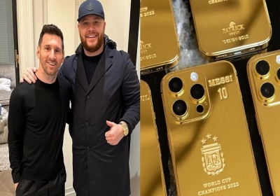 Lionel Messi gift 35 gold iPhones for Argentina team and staff