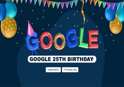 Google Celebrating Its 25th Birthday 