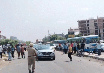 Haryana Roadways bus crushed two brothers, one died