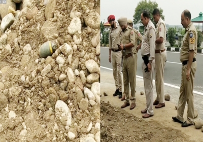 Hand Grenade Recovered from Damtal Himachal Pradesh