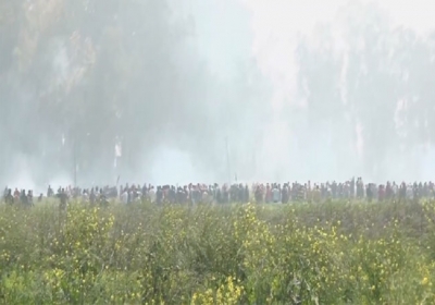 Haryana Jind Khanauri Border Police Farmers Clash News Update