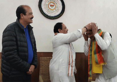 Himachal Leader Vijai Singh Mankotia Joins BJP