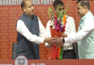 Himachal Pawan Kajal and Lakhvinder Singh Rana joins BJP