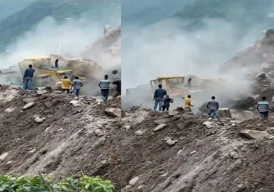 Himachal Viral Video Landslide News