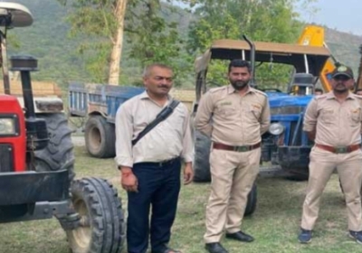 Forest Department's action on illegal mining, recovered Rs 34,000