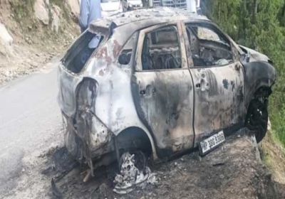 Man burnt alive in car on Chamba-Jot Marg, was serving in BSF