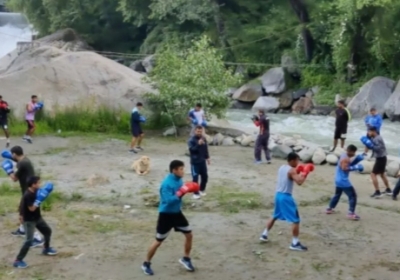 Indian Navy Boxing Team's training camp concluded on Monday