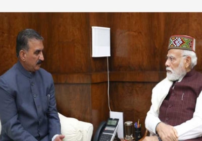 CM Sukhwinder Singh Sukhu met PM Narendra Modi today, told about the Heavy Loss Caused by Natural Calamity in Himachal and requested him to release Interim Relief Amount to Himachal soon.