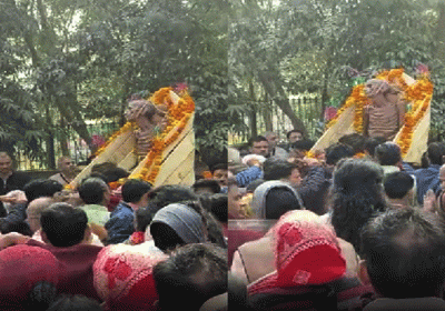Jain Teerth Sammed Shikhar Protest News