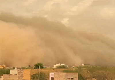 Sandstorm hits Jaisalmer for the second consecutive day