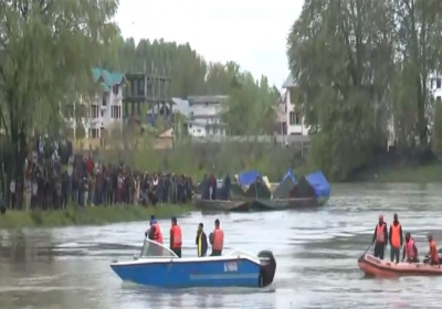 Jammu-Kashmir Srinagar Jhelum River Boat Capsized Many People Drowned