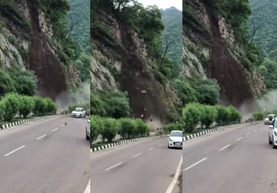 Kalka-Shimla Highway Landslide