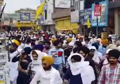 Slogans of Khalistan Zindabad raised in Karnal, Sikh society marched
