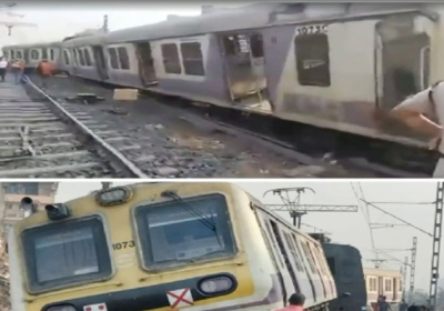 Maharashtra Local Train Derail Near Kharkopar