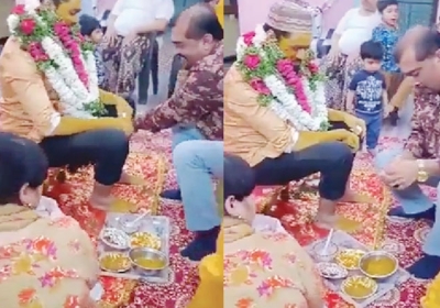 Man Suddenly Died During Haldi Ceremony Video Viral