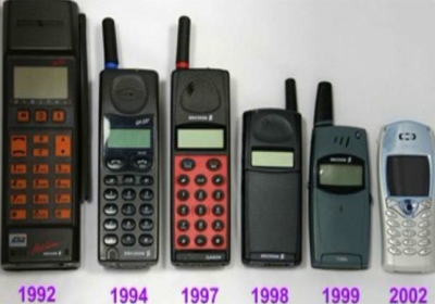 90s Outdated mobile phones