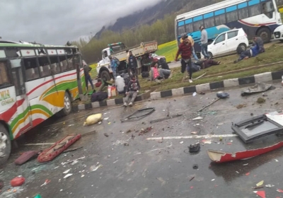 Pulwama Bus Accident Latest News