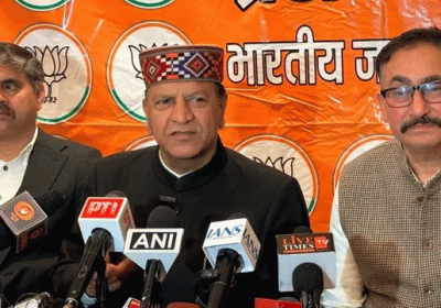 Dharamshala: BJP President Dr. Rajiv Bindal attacks
