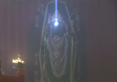 Ram Lalla Surya Tilak Live Ram Janmabhoomi Temple in Ayodhya