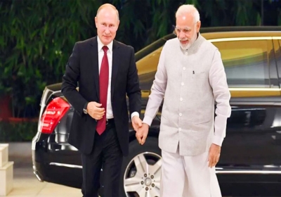 Russian President Putin Aarti in India For Welcome