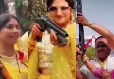 Video of celebratory firing at a wedding