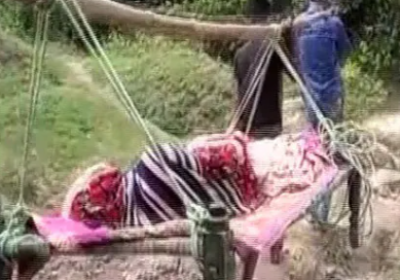 New Mother Carried on Cot in Nahan Exposes Infrastructure Gaps