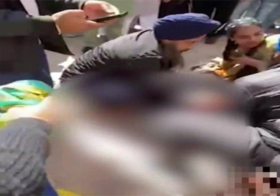 Shot 2 People at Sacramento Gurudwara in US