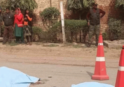 Traumatic death of bike riding couple in Kala Amb