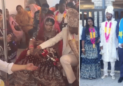 A Wedding Procession Arrives from Across Seven 