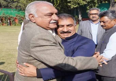 Himachal Chief Minister Sukhwinder Singh Sukhu met former CM Bhupinder Singh Hooda