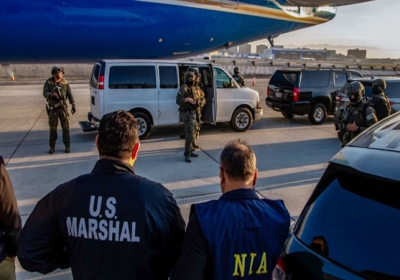Tahawwur Rana Hands and Legs Tied with Chains During Extradition To India