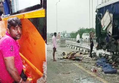  Two Buses Collide on Purvanchal Expressway in UP