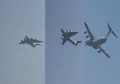 US Military Aircraft Landing In Amritsar Along With Illegal Indian Immigrants