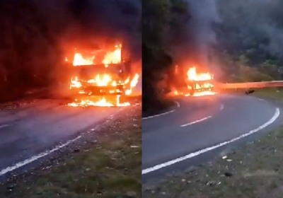 Uttarakhand Gas Cylinder Vehicle Fire Blast