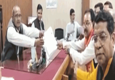 BJP candidate Ajay Bhatt filed nomination