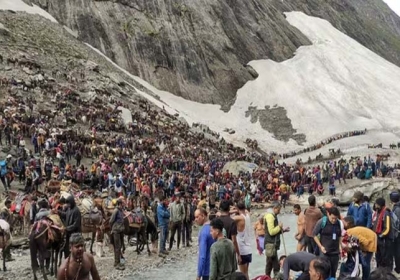 More than three lakh devotees reached Amarnath in 21 days 