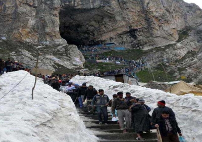 Amarnath Yatra More than 13000 pilgrims visited Baba Barfani on the fourth day