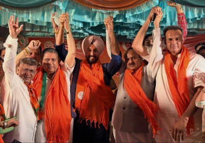 Massive Show of Strength in Support of BJP Candidate