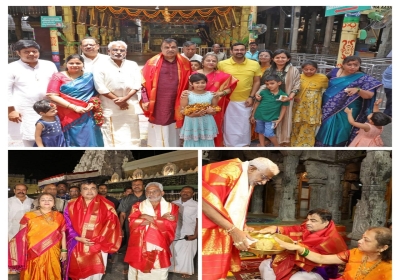 Nitin Gadkari Visits Tirupati