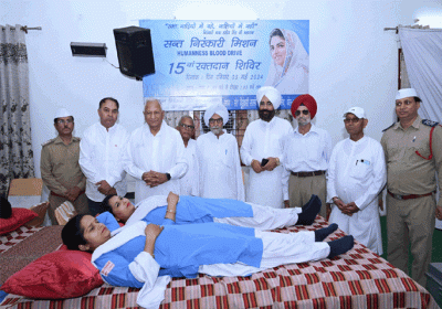 169 devotees made great donation in Nirkari blood donation camp