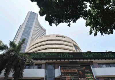 Stock market boom put brakes on, Sensex slipped 117 points